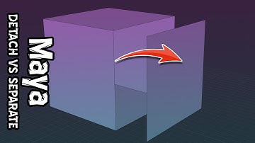 Maya - Detach & Separate: What