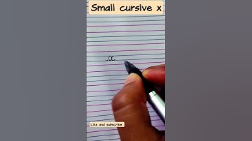 how to write small cursive x cursive writing letter formation #cursivewriting #kidslearning