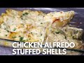 Chicken Alfredo Stuffed Shells!