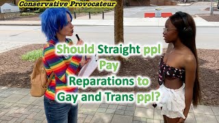 Asking College Students About Reparations for Black, Gay, and/or Trans People