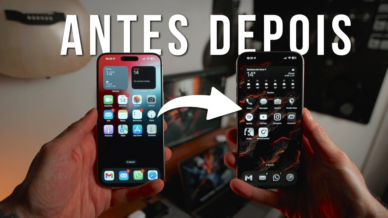 Como ter uma Tela Inicial estilosa no iPhone!