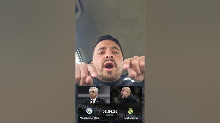 ريال مدريد اليوم بفوز على مانشستر سيتي بنتيجة تاريخية ✋🏼