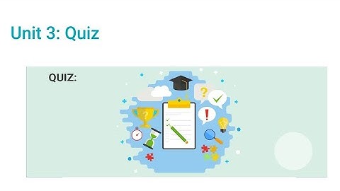 Module 2 unit 3 Quiz