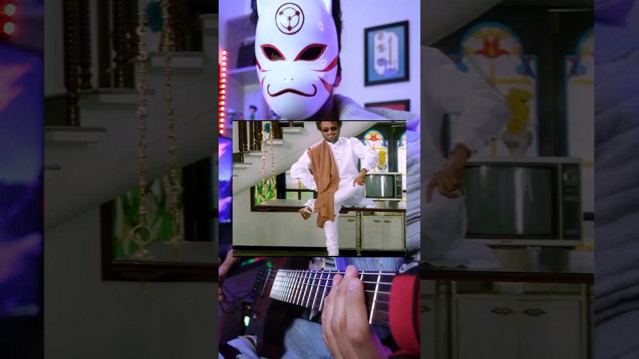 Cover Padayappa theme - Electric Guitar cover (Modern remix) #guitar #guitarsolo #guitarcover