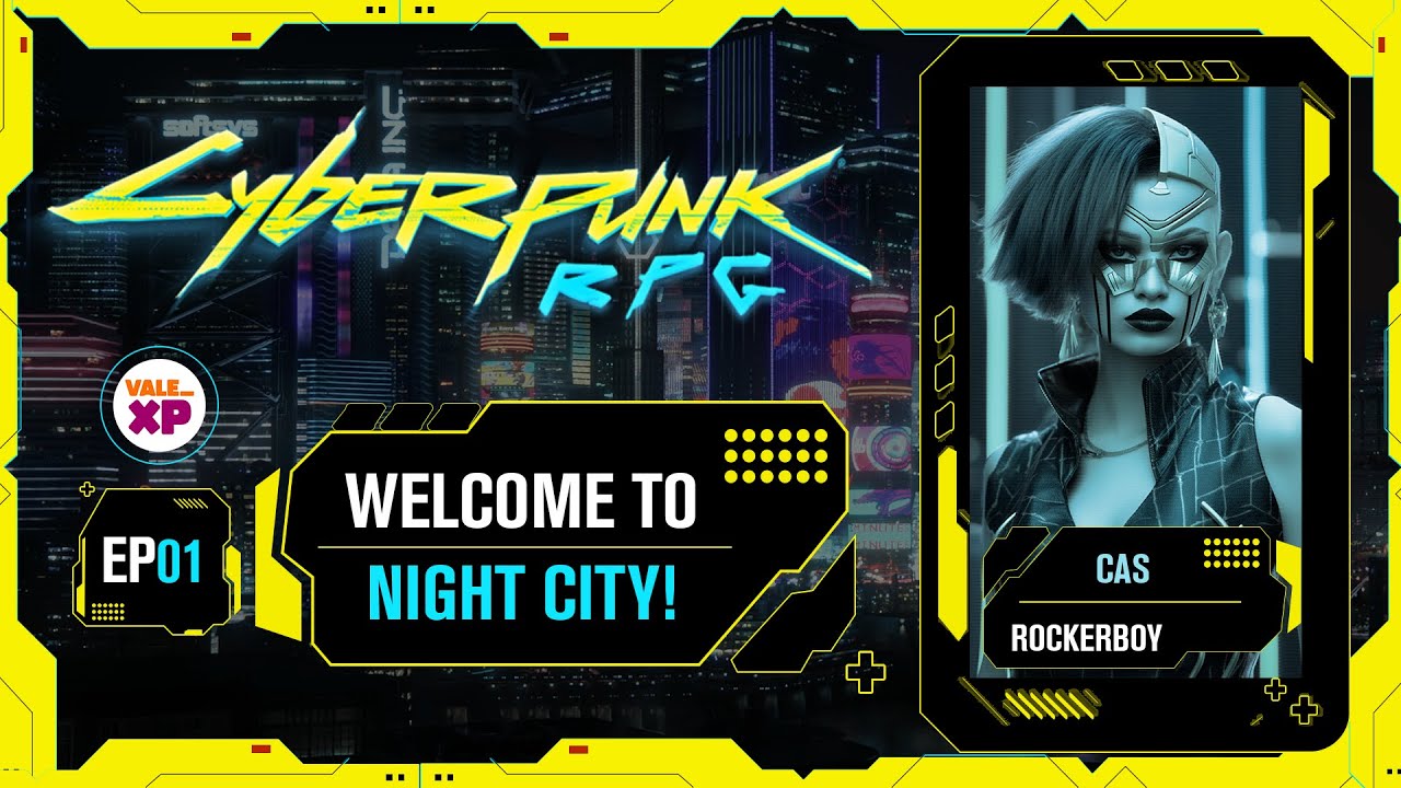 Cyberpunk 2077 RPG Welcome to Night City EP01 - YouTube