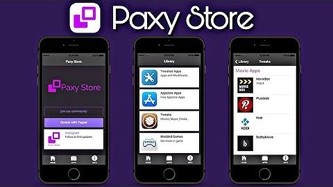 PaxyStore - AppStore Alternative - Get Cydia Tweaks, Apps, Games, and More (NO JAILBREAK) iOS 12