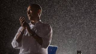 Barack in the Virginia Rain: 