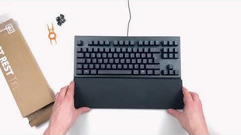 Wooting wrist rest promo