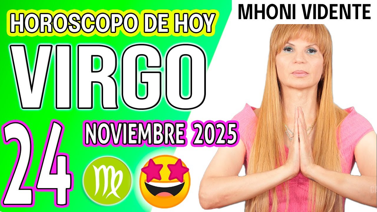 VIRGO ♍ TE LLEGA UN GOLPE DE SUERTE Y DINERO💲HOROSCOPO De Hoy 24 DE ...