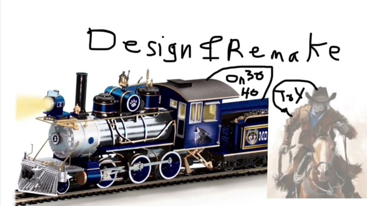 Design On30 Wolf Silver Moonlight Train W Toy Cowboy Wolves Toy Cowgirl Wolves On Toy Horses Mexican