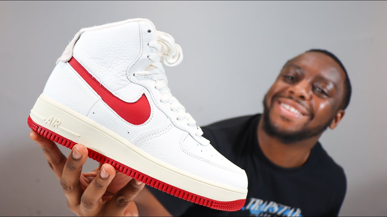 Air Force 1 High Sculpt Summit White Gym Red Sneaker Review
