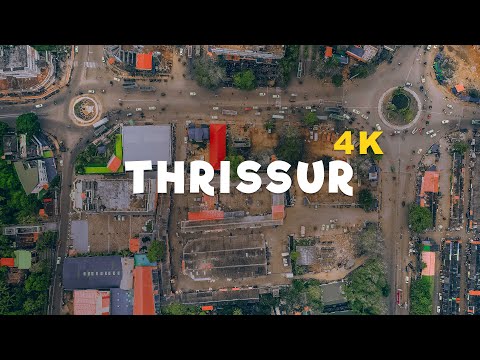 THRISSUR Cinematic Drone view | Cultural Capital of Kerala?? | 4k