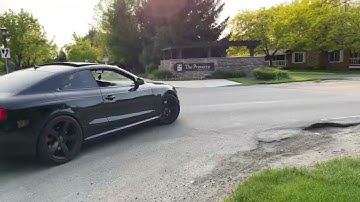 B8.5 RS5 with resonator delete and X-pipe #audiclubidaho