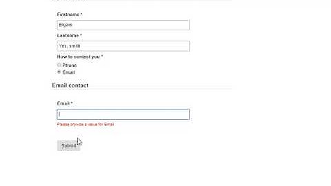 Umbraco forms without jquery demo v1