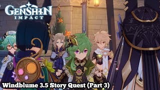 Windblume 3.5 Story Quest Part 3 (Joy Above The Clouds) - Genshin Impact