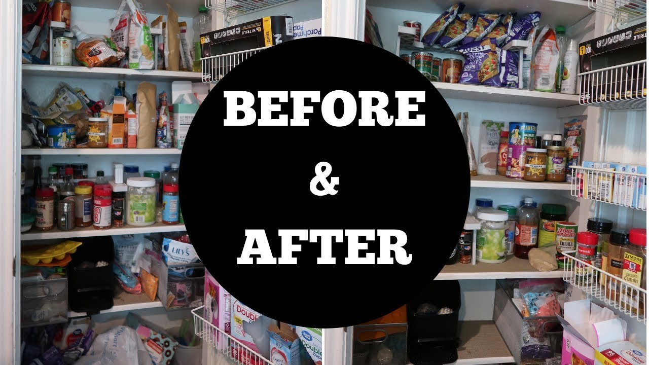 Before & After | Pantry Clean Out | Organize with Me - YouTube