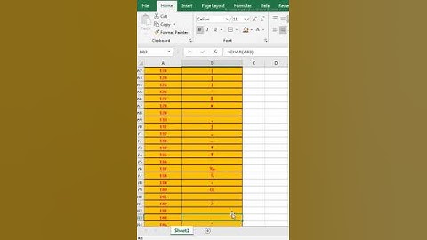 #shorts How to find ASCII Code used CHAR function MS EXCEL