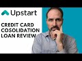 Upstart personal loans credit card consolidation loans review