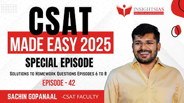 CSAT Made Easy 2025 EP-42 | Simplify the CSAT Paper with Confidence!