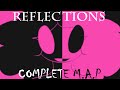 Reflections  colorful silhouette map  complete