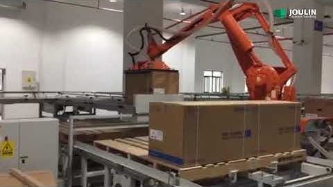 Palletizing cartons with vacuum gripper