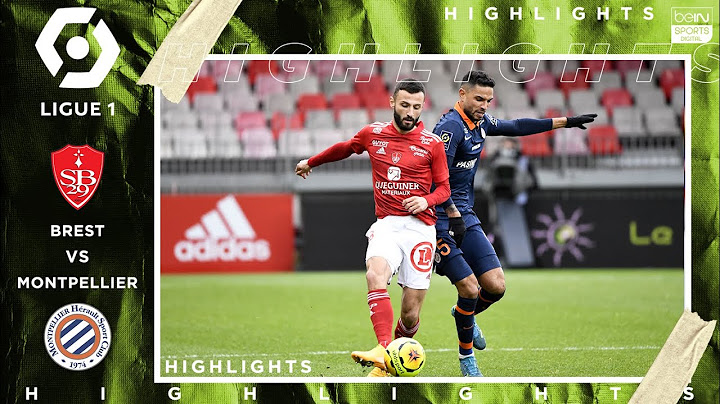 Stade Brest 2 - 2 Montpellier - HIGHLIGHTS & GOALS - (12/20/2020)