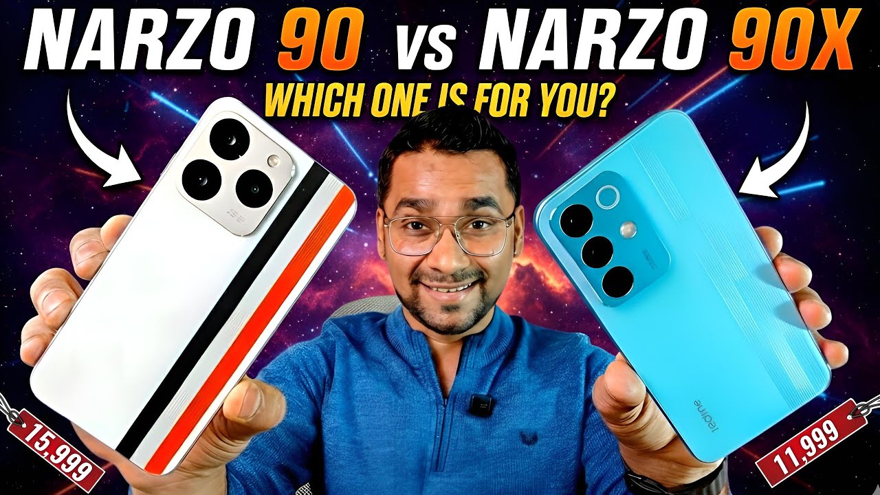 Первые впечатления и обзор NARZO 90 и NARZO 90x | Мобильный телефон с батареей 7000 мАч и зарядко...