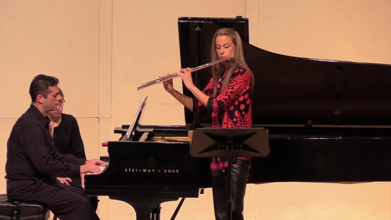 Eric Ewazen Sonata No. 1 for Flute and Piano, II. Andante teneramente YouTube