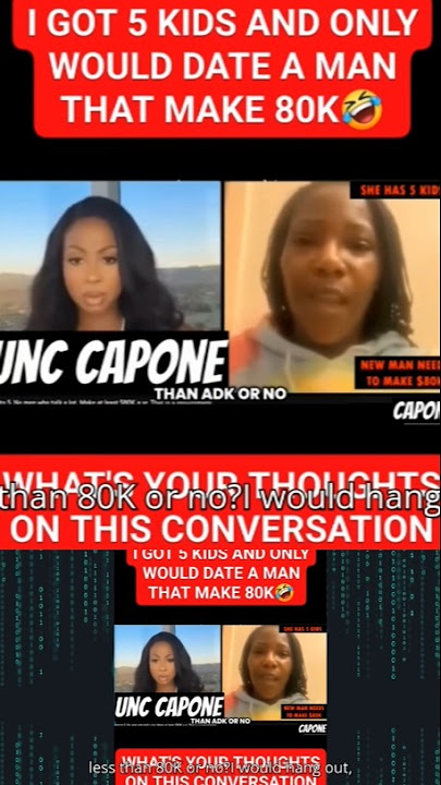 Single mom of five, for 24 yeaars, and still picky; won't date a man that makes less than $80k