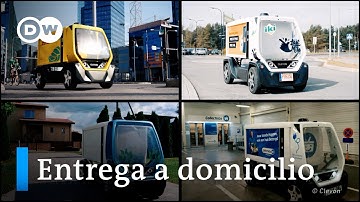 Los autos de reparto de paquetería no tripulados