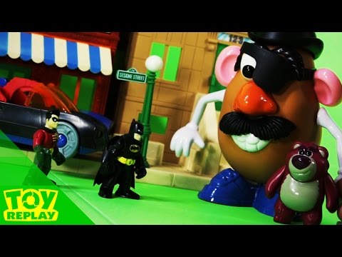 Batman Battles Mr. Potato Head with Buzz Lightyear | Superhero Toy  Adventures Episode 6 #BooneBuilds - YouTube