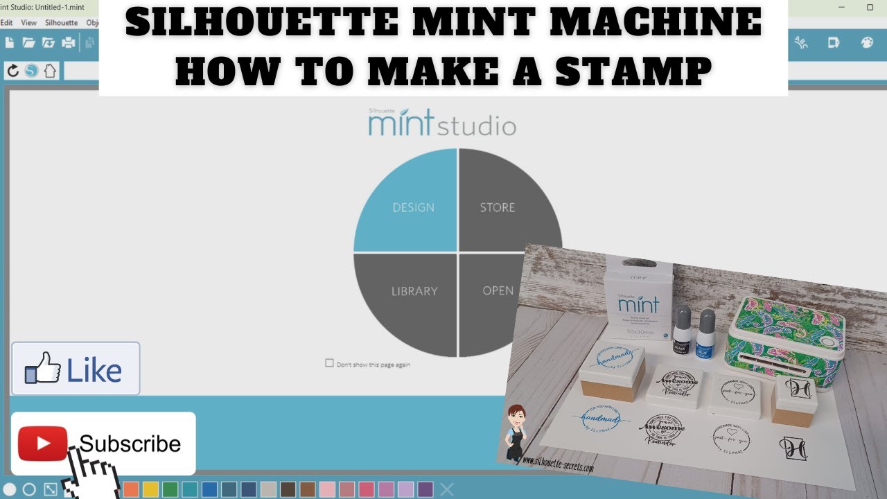 Making Custom Stamps with a Silhouette Mint (Silhouette 101 Video Class) 