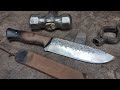 Forging a simple Bushcraft knife, from a metal file