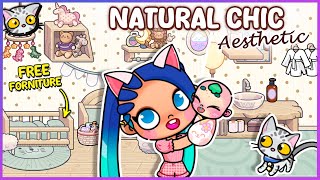 π Decorating a FREE BATHROOM and a BABY ROOM in the NATURAL CHIC HOUSE MAKER | Part 4 πΏ Avatar World