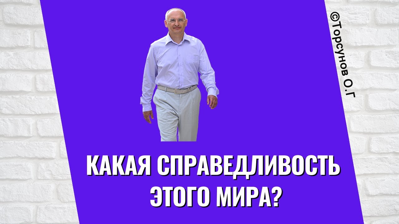 Какая справедливость этого Мира? Торсунов лекции