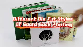 Different Die Cut Styles Of Superior Quality Board Book Printing