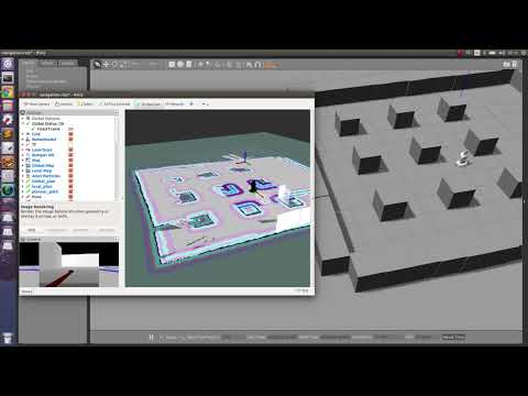 ADAM Social Robot Autonomous Navigation using ROS and Gazebo