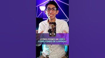 Pon un video como fondo de tus llamadas