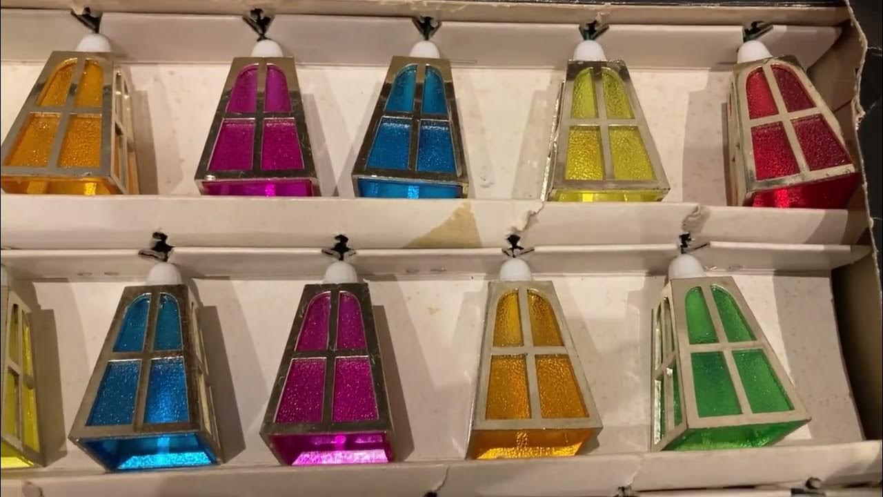 Vintage Pifco Magic Lantern Christmas Lights Early 1980s YouTube