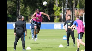 L’Hertha BSC nel Parco Olimpico di Berlino