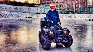 Зимний дрифт на Grizzly 700