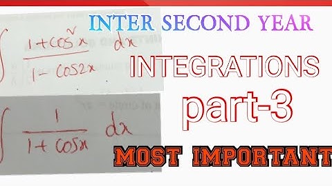 Inter second year//integration part-3//most important problems//Ap and Ts,