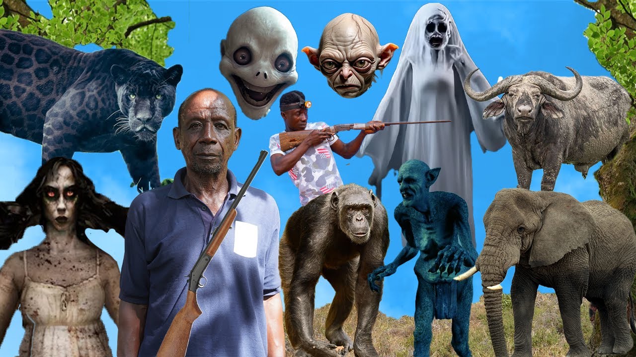 SERIOUS😳 I met Strange SPIRIT in the forest and i run. I Battled a big LEOPARD, CHIMPANZEE nd SPIRIT