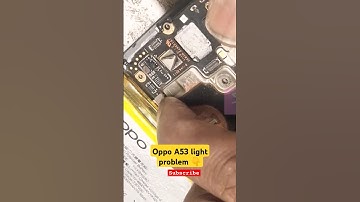 Oppo a53 light solution #Oppo #mobile #repair#mobilerepair #iphone #phone