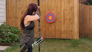 Archery Journey #4 Practice Aiming Arrows #archery #fun #sport #outdoor #beginer #target