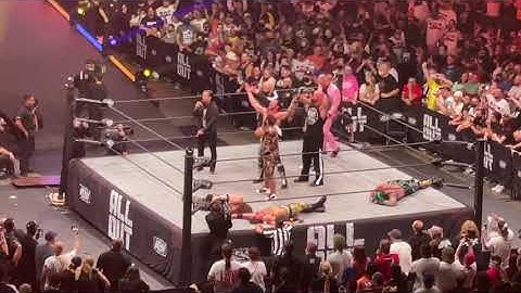 Adam Cole and Bryan Danielson debut at AEW All Out 2021.
