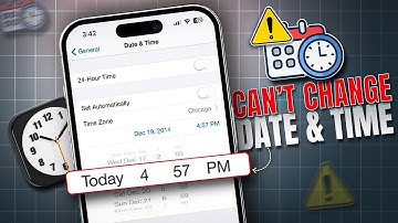 How To Fix iPhone Date & Time Not Changing | Fix Can