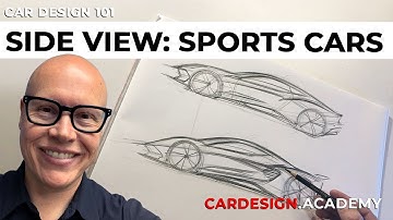 Car Design 101: Sketching Sports Cars in Side View