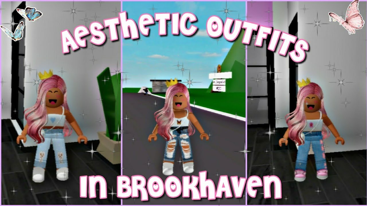 CUTE AESTHETIC OUTFITS IN BROOKHAVEN ROBLOX. OUTFIT IDEAS YouTube