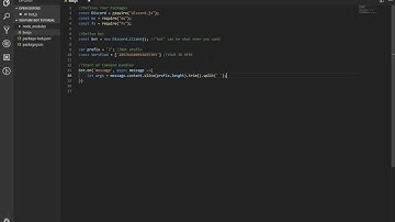 Discord.Js Bot Coding Tutorial. #02 - Starting the Command Handler.